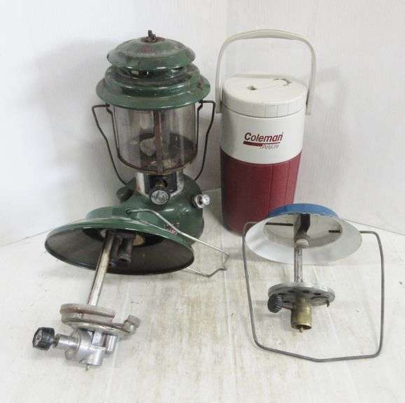 Coleman 220 Lantern, (2) Propane Lantern without Globes, and a Coleman