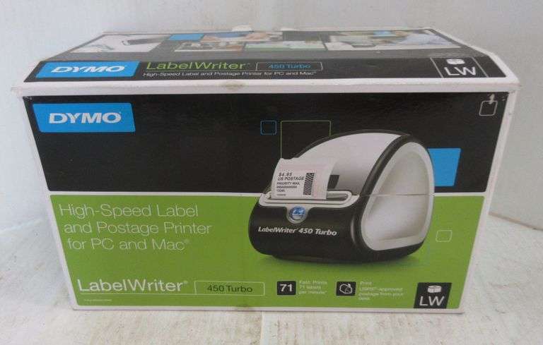 Dymo 450 Turbo High Speed Label and Postage Printer - Albrecht Auction ...