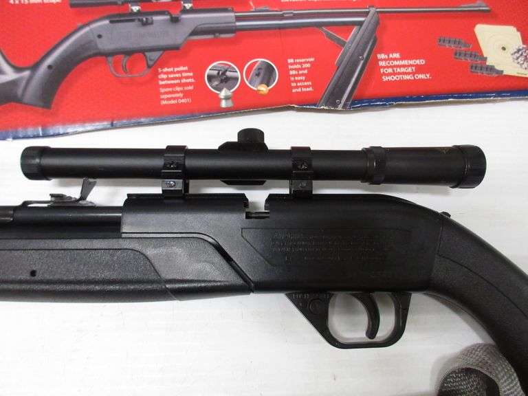 Crosman 760 Pumpmaster with Case and Scope Albrecht Auction Service