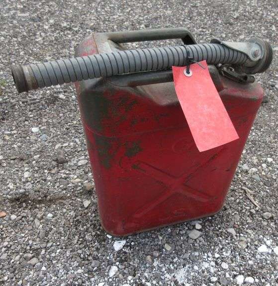 1952 Military Gas Can with Nozzle Albrecht Auction Service