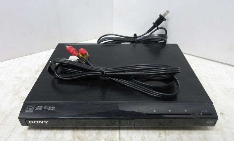 Sony CD/DVD Player with Video Cords, Model DVP-SR210P - Albrecht ...