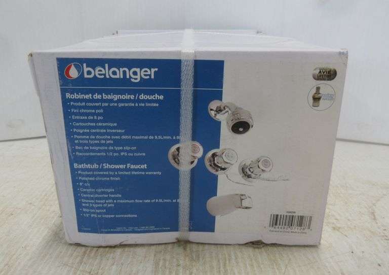 Belanger 3060W Three-Handle Two-Spray Tub and Shower Faucet - Albrecht ...