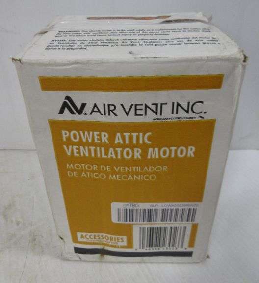 Power Attic Ventilator Motor Albrecht Auction Service