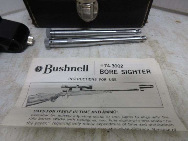 Bushnell Bore Sighting Kit with Instructions Albrecht Auction Service