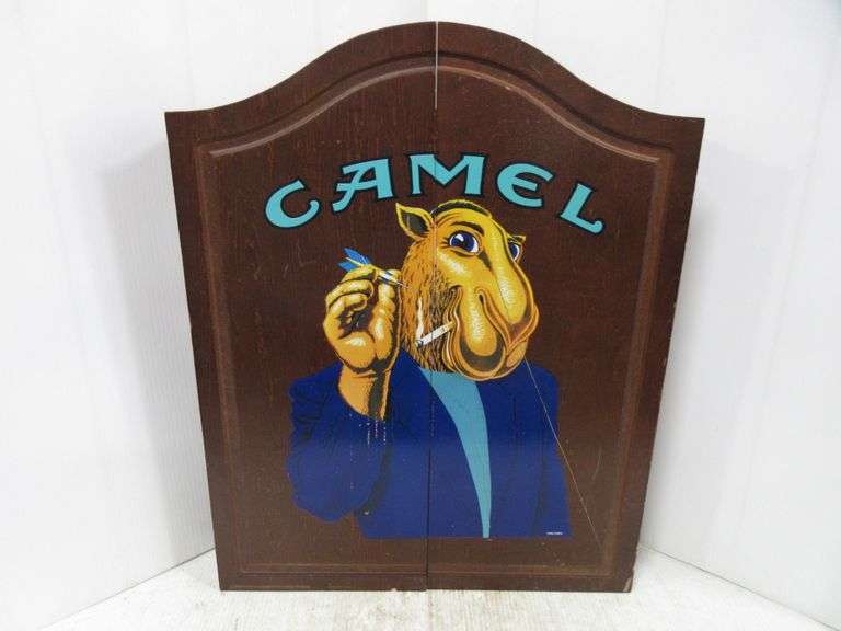 Camel Dart Board Albrecht Auction Service
