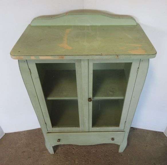 Wood with Glass Doors Albrecht Auction Service