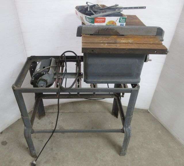 Sears Table Saw with Extra Pieces Albrecht Auction Service