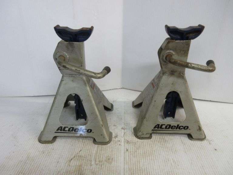(2) 2Ton AC Delco Jack Stands Albrecht Auction Service