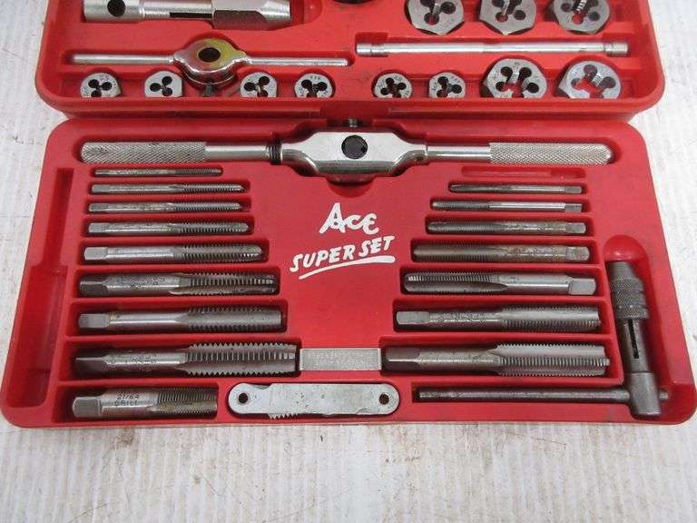 19Piece ACE tap and die set Albrecht Auction Service