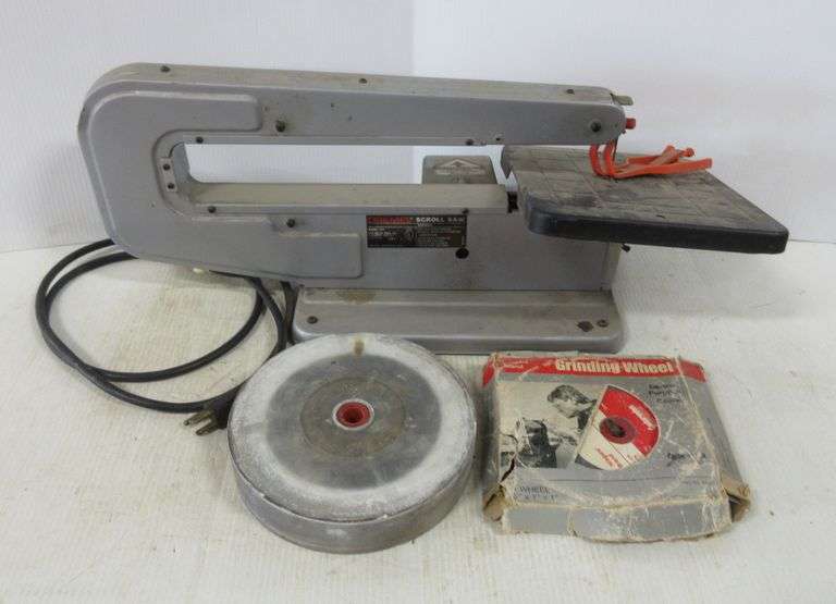 Dremel scroll saw with two grinding wheels Albrecht Auction Service