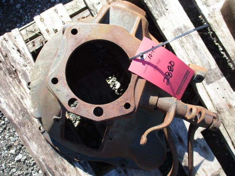 Ford model A bellhousing with pedals, good Albrecht Auction Service