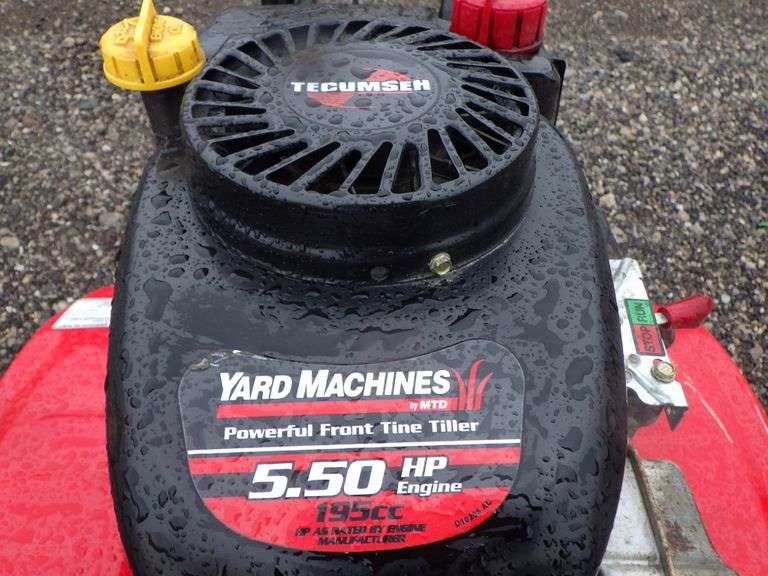 Yard Machines MTD gas powered 13"/22"/24" rototiller with 5.50 HP 135cc