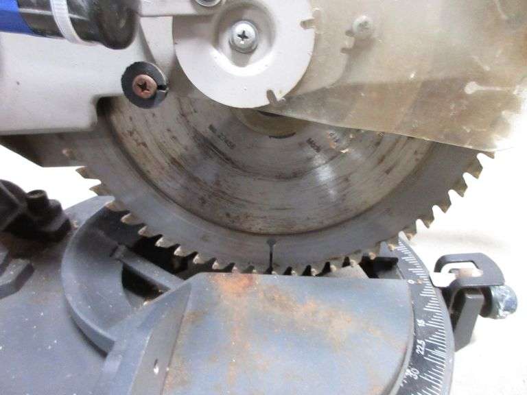 Craftsman 10" compound miter saw, 3 HP motor, broken miter handle, used