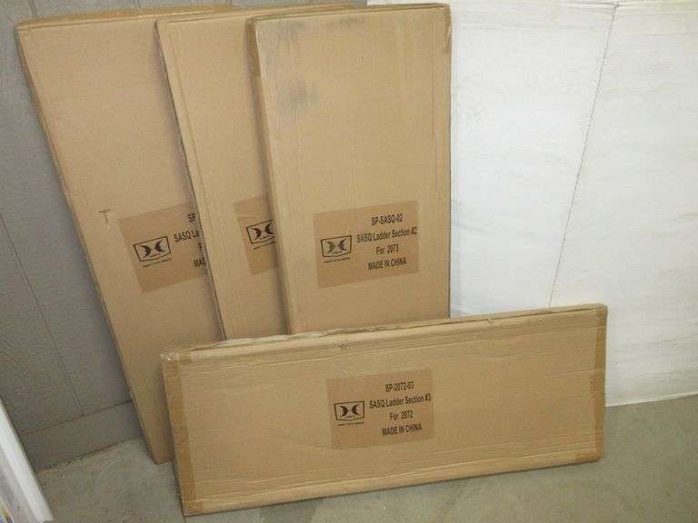 (4) Sections of tree stand ladder extensions - Albrecht Auction Service