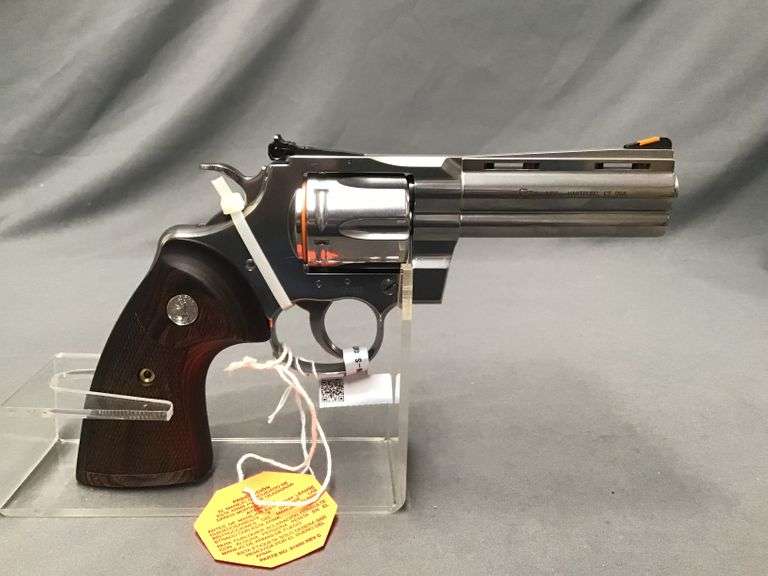Colt Python .357 Mag & .38 Special, Polished Stainless Steel ...