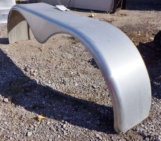 (2) Trailer fenders, 10"W x 65"L, fair Albrecht Auction Service