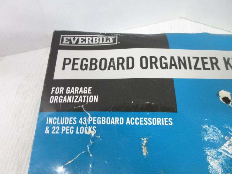 Everbilt pegboard organizer kit Albrecht Auction Service