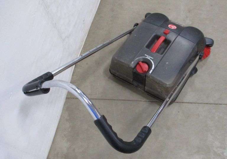 Sweeper for driveway or garage, Hoover sweeper for outdoors, twin