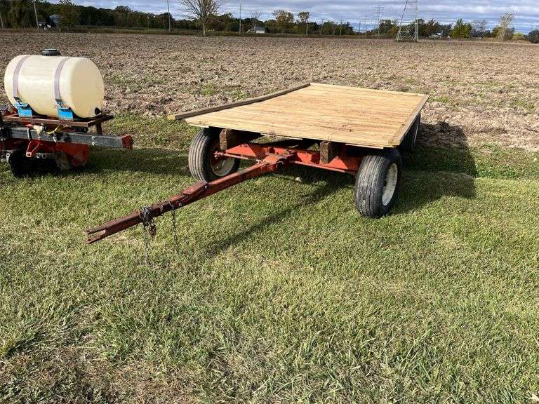 Horst 6Ton Running Gear with Flat Bed, Extendable Tongue, 9.5LX15