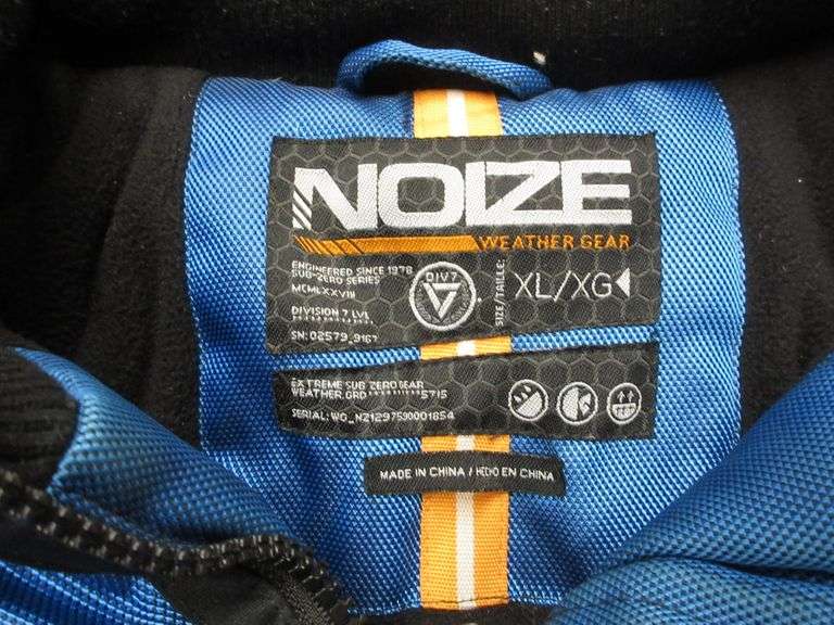 Blue Noize Brand, size XL, extreme subzero temperatures winter jacket, division 7level, in