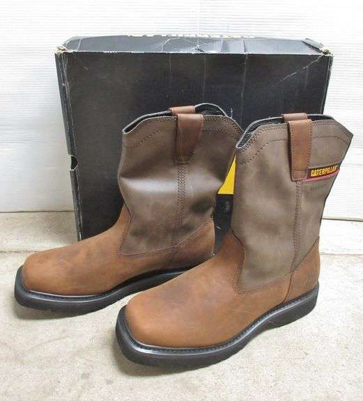 CAT work boots, size 10.5, waterproof, NIB Albrecht Auction Service