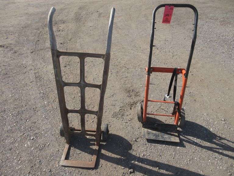 (2) Appliance dollies, used, one has a wobbly wheel Albrecht Auction Service
