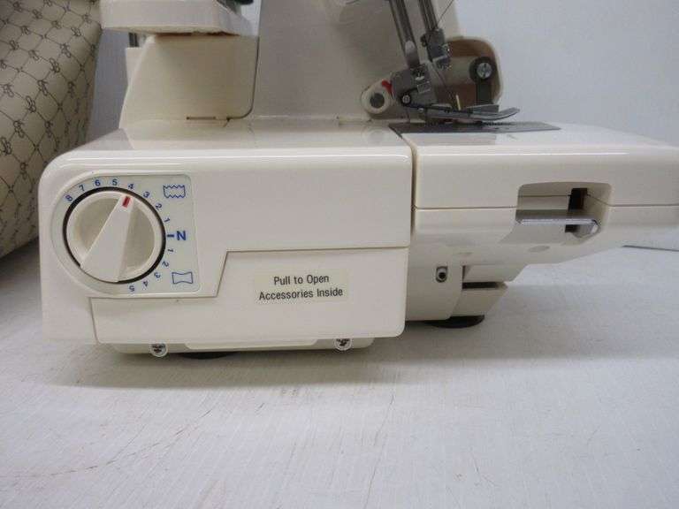 EuroPro Sewing Serger machine with bag, model 534DX, no power cord