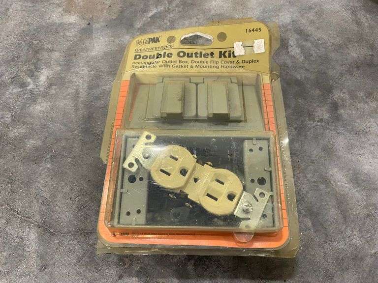 Soldering cast iron pot with misc. electrical parts Albrecht Auction