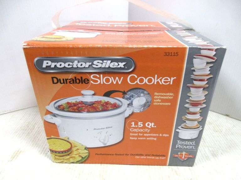 Proctor Silex slow cooker, NIB Albrecht Auction Service