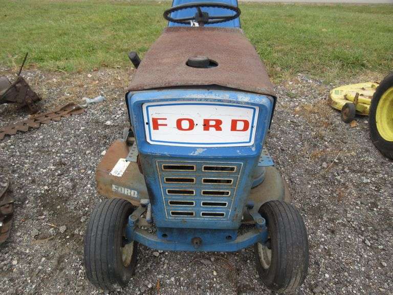 Ford LT 75 lawn tractor with deck attached, stored for 20 years years