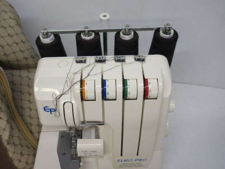 EuroPro Sewing Serger machine with bag, model 534DX, no power cord