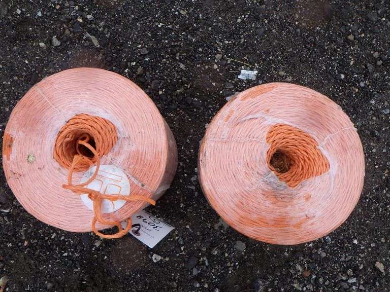 (2) Rolls of baling twine, new Albrecht Auction Service