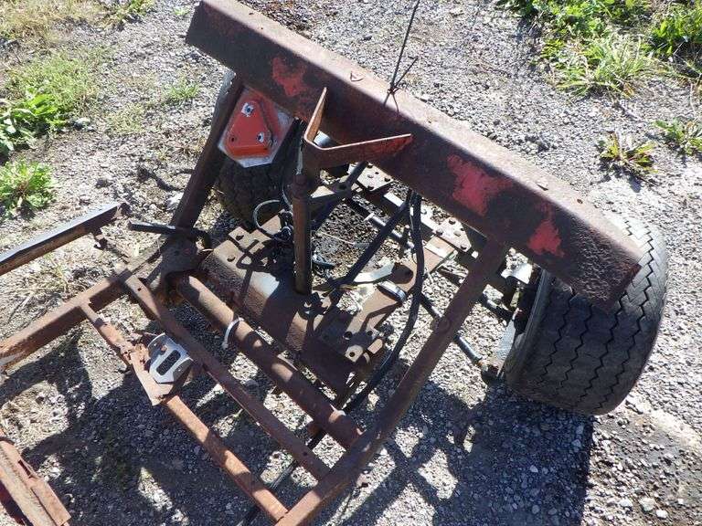 Yamaha golf cart frame, 42"W x 7'L, used Albrecht Auction Service