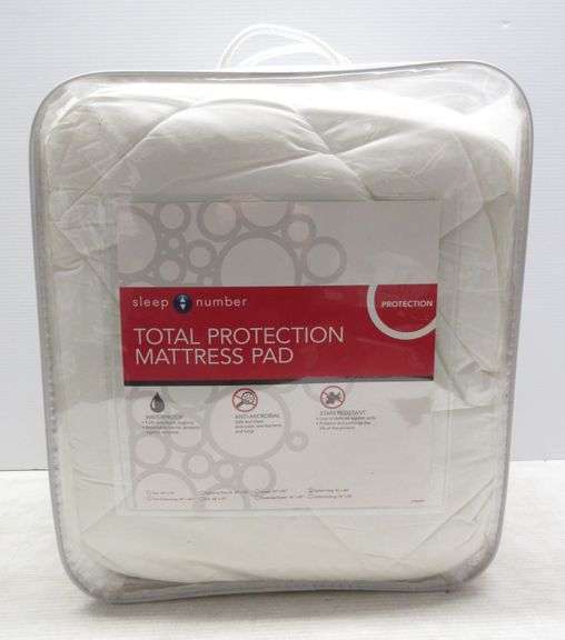 Sleep Number king size mattress pad, NIP Albrecht Auction Service