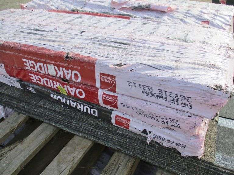 (19) Bundles of OwensCorning driftwood shingles, NOS, Attention We