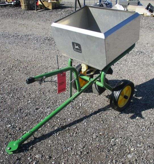 John Deere stainless steel lawn spreader, 18"W Albrecht Auction Service