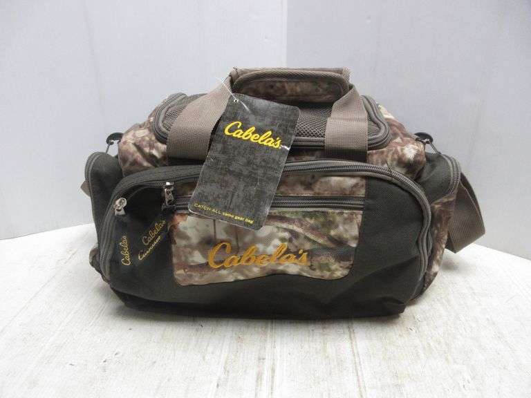 Cabela's catchall camo gear bag, 10"W x 15"L x 10"H, new Albrecht