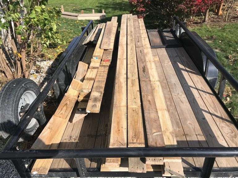 Treated 2x6 boards, approx. enough for a 16' x 16' deck, mostly 16'L, approx. 6 years old