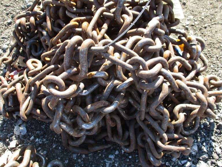 Tractor tire chains for Jubilee, 8N, and 9N, good, used Albrecht