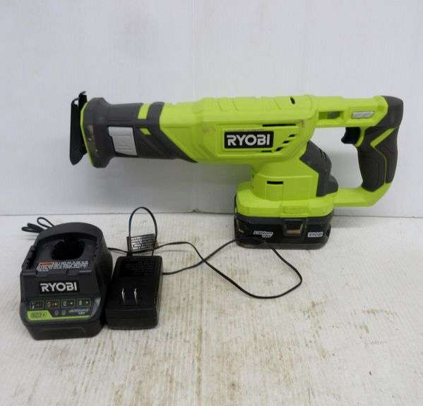 Ryobi reciprocating saw battery charger, good Albrecht Auction Service