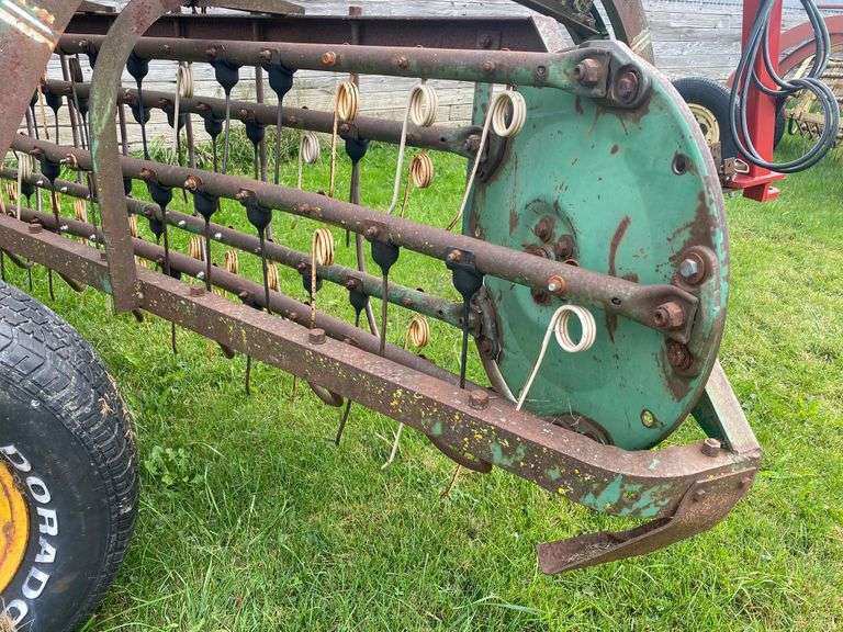 John Deere Model 207 8' Hay Rake, Ground Driven, Ser. No. 62572 BP ...