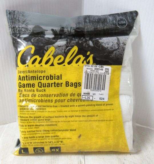 Cabela's game bags, new, never opened, large size Albrecht Auction