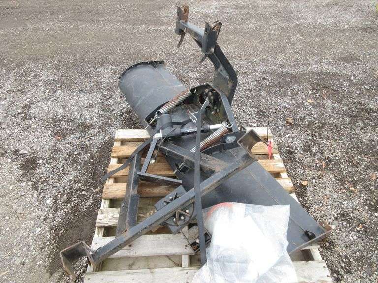 Mibar heavy duty 72" plow for ATV/Zero turn, has electric hydraulic