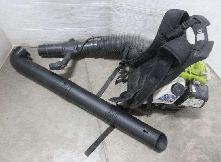 Ryobi backpack leaf blower, good, works Albrecht Auction Service
