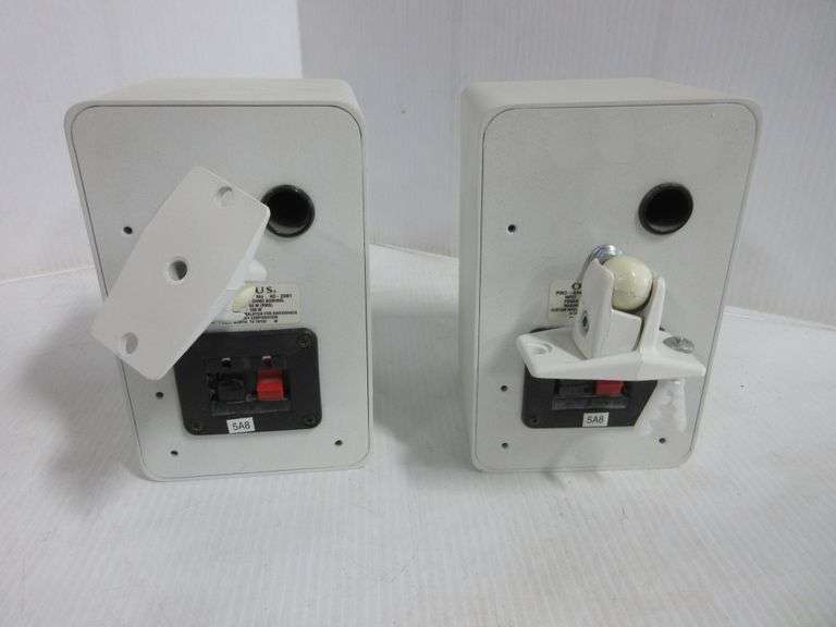 Optimus speakers ProX44AV, no. 402081, each 7 1/2"H Albrecht