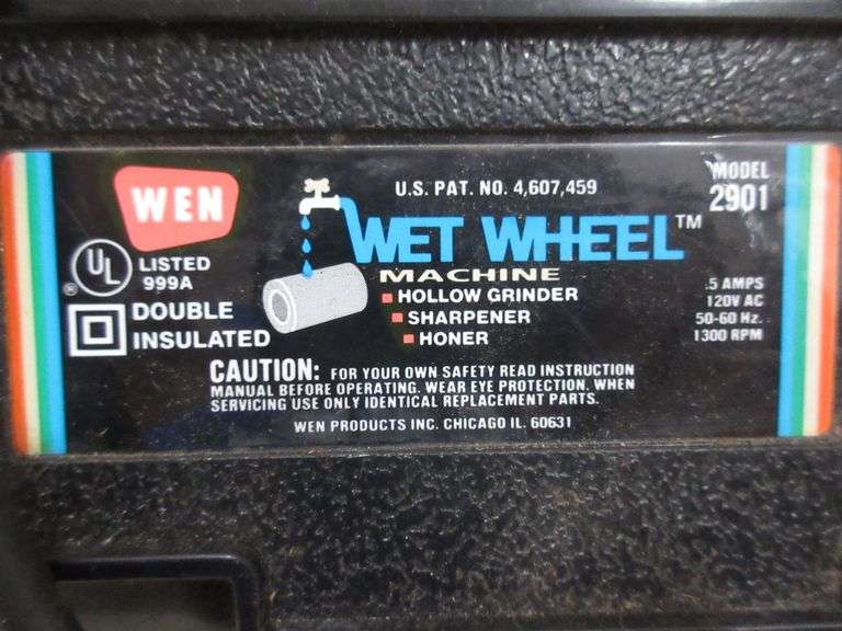 Model 2901 S WEN wet wheel machine Albrecht Auction Service