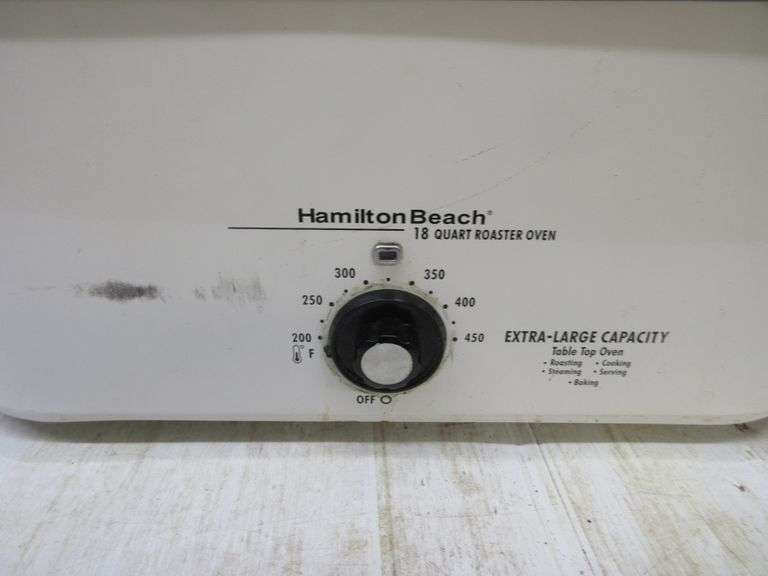 Hamilton Beach roaster, 18 qt. roaster oven, extra large capacity