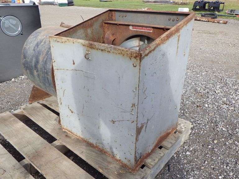 Cupola exhaust fan squirrel cage blower, spin free, 21" x 19" x 26", as