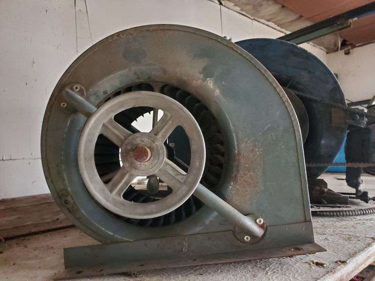 Large Squirrel Cage Fan with Century Electric Motor (no plug) and Small