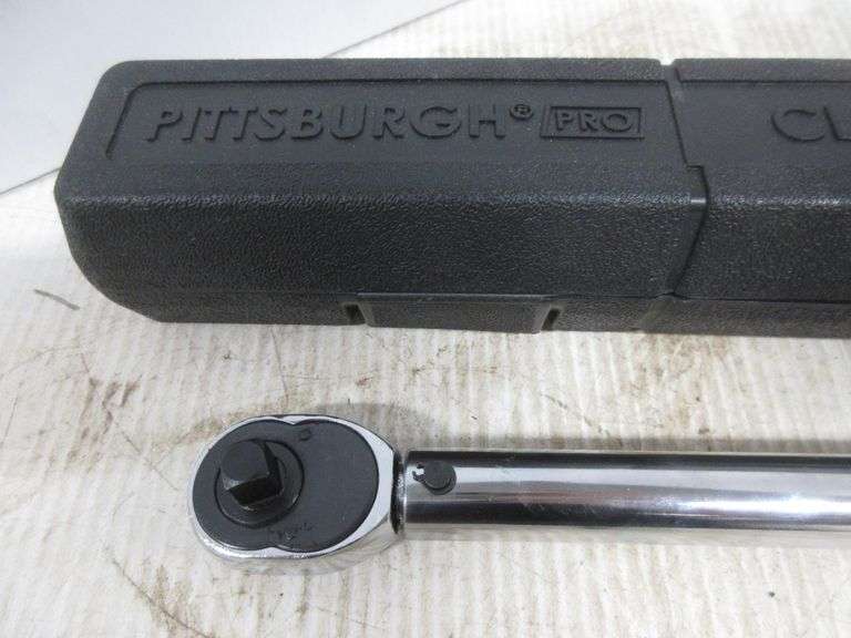 Pittsburgh Pro Torque Wrench, click type, NIB Albrecht Auction Service